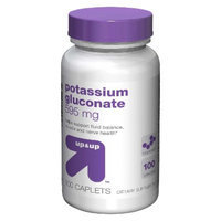 up & up up&up Potassium Gluconate 595 mg Caplets - 100 Count