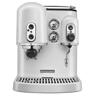 KitchenAid Frosted Pearl Espresso Maker with Dual Independent Boilers