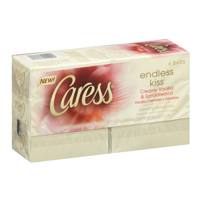 Caress Endless Kiss Creamy Vanilla & Sandalwood Beauty Bars