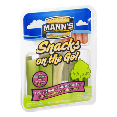 Mann's Snacks on the Go! Celery, Carrots & Sugar Snap Peas