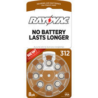 Rayovac Type 312 Hearing Aid Batteries
