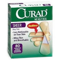 Curad Sheer Assorted Size Bandage CUR45243 by Medline