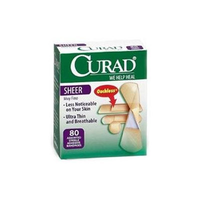 Curad Sheer Assorted Size Bandage CUR45243 by Medline