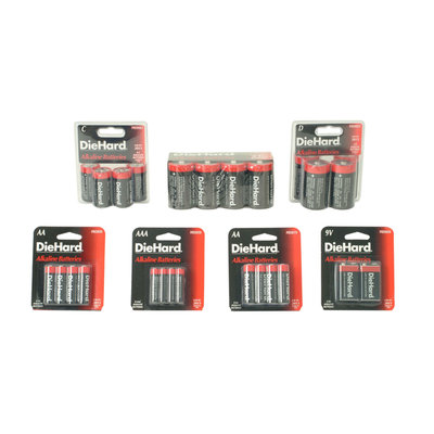 Eveready Battery Company DieHard 6V Alkaline Batteries - EVEREADY BATTERY COMPANY