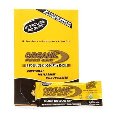 Organic Food Bar, Belgium Chocolate Chip, 12 Count