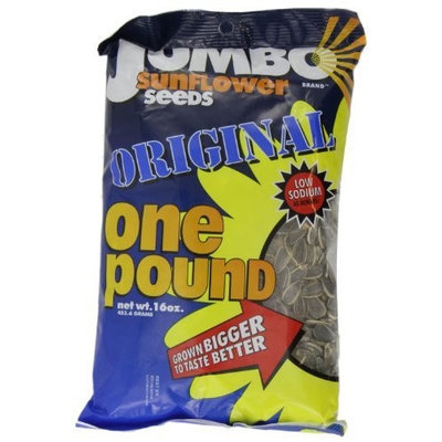 JUMBO Sunflower Seeds, Original, 16-Ounce (Pack of 6)