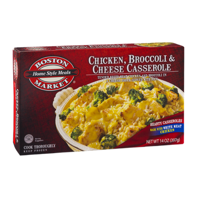 Boston Market Chicken, Broccoli & Cheese Casserole With Rice