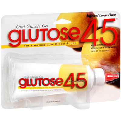Glutose 45 Oral Glucose Gel - Lemon Flavor - 1 ct.