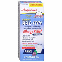 Walgreens Wal-Itin Allergy Relief Oral Solution Grape