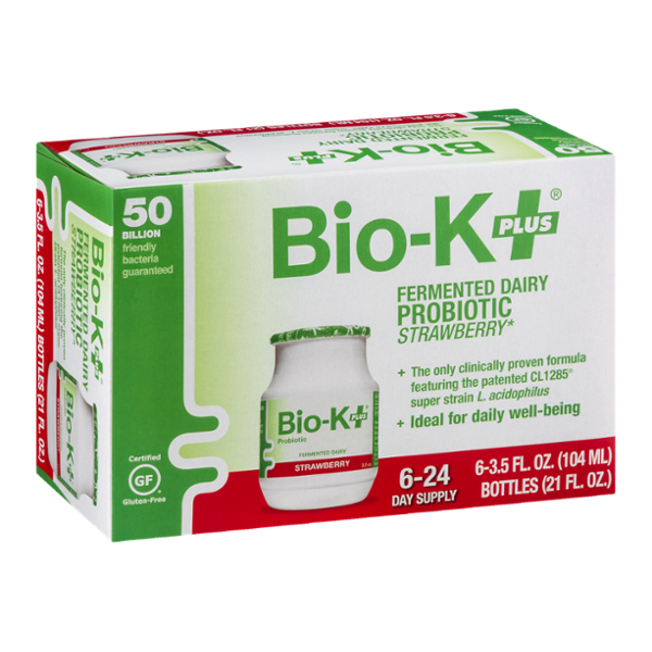 BioK Plus Fermented Dairy Probiotic Strawberry 6 CT Reviews 2019