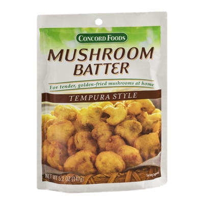 Concord Foods Mushroom Batter Tempura Style