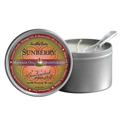 Earthly Body Round Candles, Sunberry, 6.8-Ounce