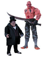DC Comics Batman Arkham City: Sickle and Penguin Action Figure Two Pack Set