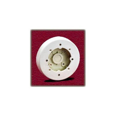Wiremold 4inch White Round Ceiling Box NMW4