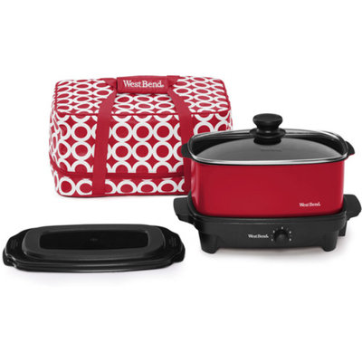 West Bend 5-Quart Slow Cooker with Tote