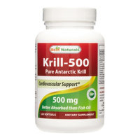 Best Naturals Krill-500 Antarctic Krill, 120 Softgels