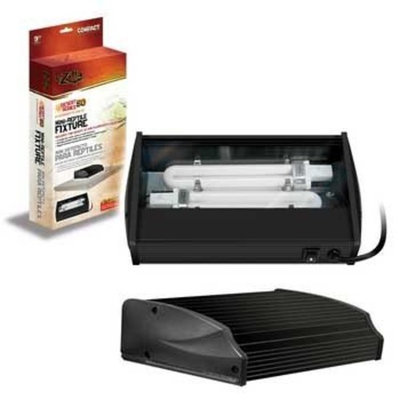 R-zilla Low Profile Desert Fixture with Two 9W Lamps - Black