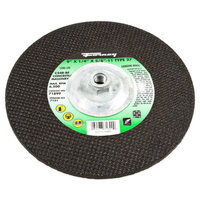 Forney 71899 Grinding Wheel with 5/8-Inch-11 Threaded Arbor Masonry C24R-BF 9-Inch-by-1/4-Inch