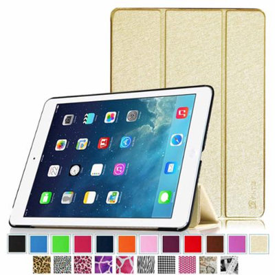iPad Air 2 Case - Fintie Ultra Slim Stand Case with Auto Wake / Sleep Feature for Apple iPad Air 2 (iPad 6), Golden