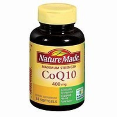 Nature Made CoQ10, 400mg, Maximum Strength, Coenzyme, 24 Softgels
