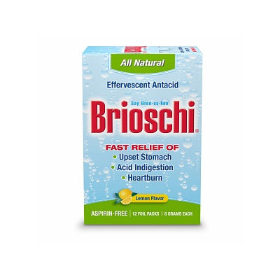 Brioschi Effervescent Antacid For Upset Stomach