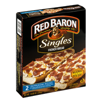 Red Baron Singles French Bread Pizzas Pepperoni - 2 CT