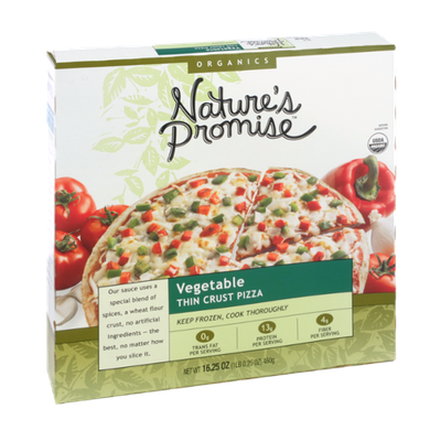 Nature's Promise Organics Vegetable Thin Crust Pizza