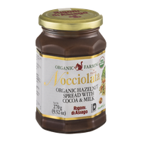 Nocciolata Organic Hazelnut Spread with Cocoa & Milk