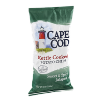 Cape Cod Kettle Cooked Potato Chips Sweet & Spicy Jalapeno