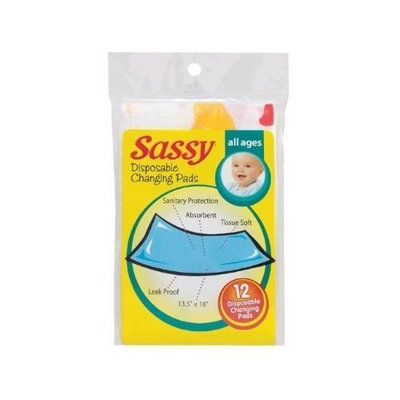 Sassy Disposable Changing Pads - 24 Count Pack
