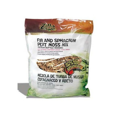 Zilla 11865 Fir and Shagnum Peat Moss Jungle Mix, 25-Quart Bag