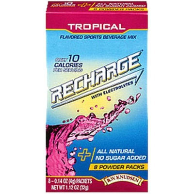 R.W. Knudsen Recharge Sticks - Tropical, .14-Ounce Packets, (Pack of 32)