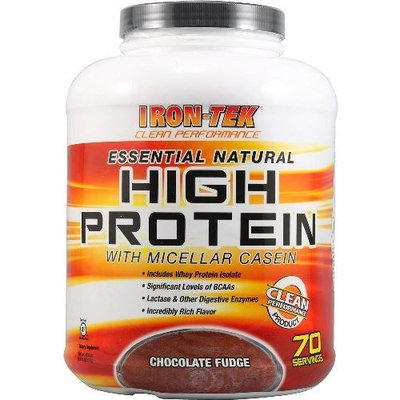 Iron Tek Essential Natural High Protein, Chocolate Fudge, 2.3-Pound