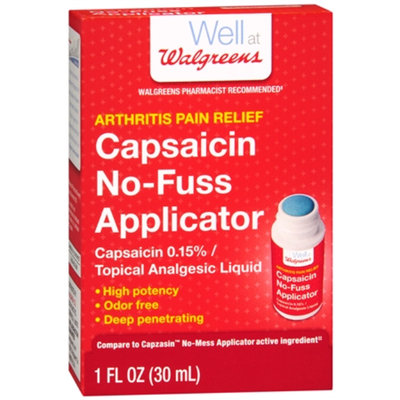 Walgreens Capsaicin No-Fuss Applicator, 1 oz