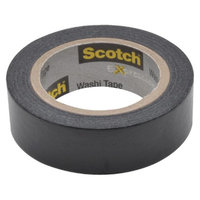 Scotch Washi Tape Black 10mX15mm