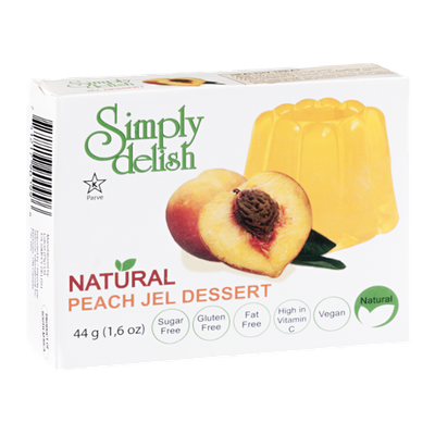 Simply Delish Natural Jel Dessert Peach