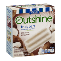 Edy's Outshine Fruit Bars Creamy Coconut - 6 CT