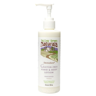 Valley Green Naturals DermaSens Gluten-Free Hand & Body Lotion, Unscented, 8 fl oz