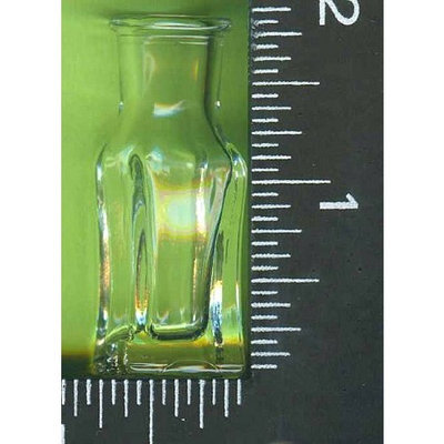 Astrodeals 10, Small, Mini Bottles, With, 10 , Corks, Square, Bottom, & Part, Of, 4 Sides, Glass Bottle,,21A4.3