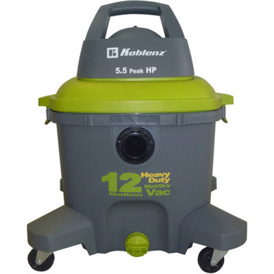 Koblenz 12 Gallon Heavy Duty Wet-Dry Vacuum Cleaner