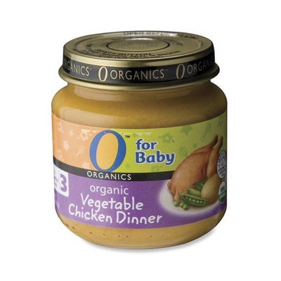 O Organics for Baby Organic Vegetable Chicken Dinner, Stage 3, 4-Ounce Jars (Pack of 12)