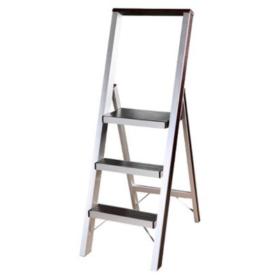 Step Stool: Xtend & Climb Slimline Lite 3-Step Stool - Brown
