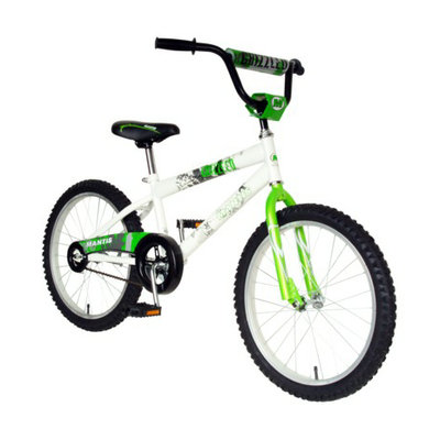 Mantis Boy's Grizzled 20 Bike - Green/White