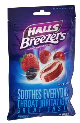 HALLS Breezers Cool Berry