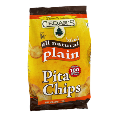 Cedar's Baked Pita Chips Plain