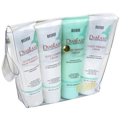 Masada DiabEase Hydrating Skin Therapy, Skin Calming Cream, Foot Therapy Cream, Callus Therapy Cream, 1 kit