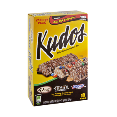 Kudos Milk Chocolate Granola Bars Variety Pack - 10 CT
