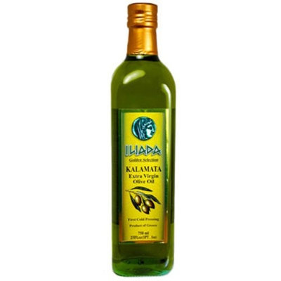 Iliada Kalamata Extra Virgin Olive Oil, 25.36-Ounce Bottle (Pack of 2)