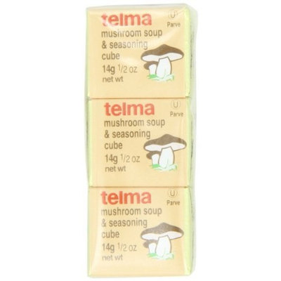 Telma Cubes Mushroom, Consomme Meat, 3 - 0.5-Ounce Cubes (Pack of 12)