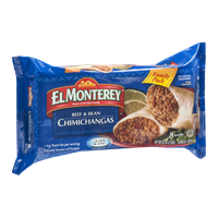 El Monterey Family Pack Beef & Bean Chimichangas - 8 CT